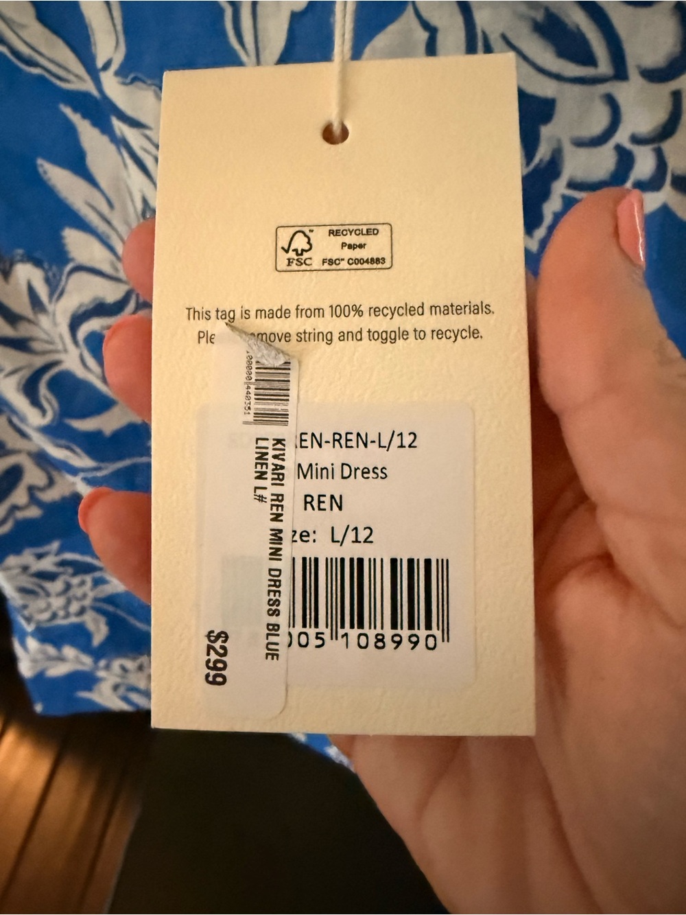 Kivari Ren mini dress-REN. Large(12). Brand new with tags. Paid $300. Gorgeous